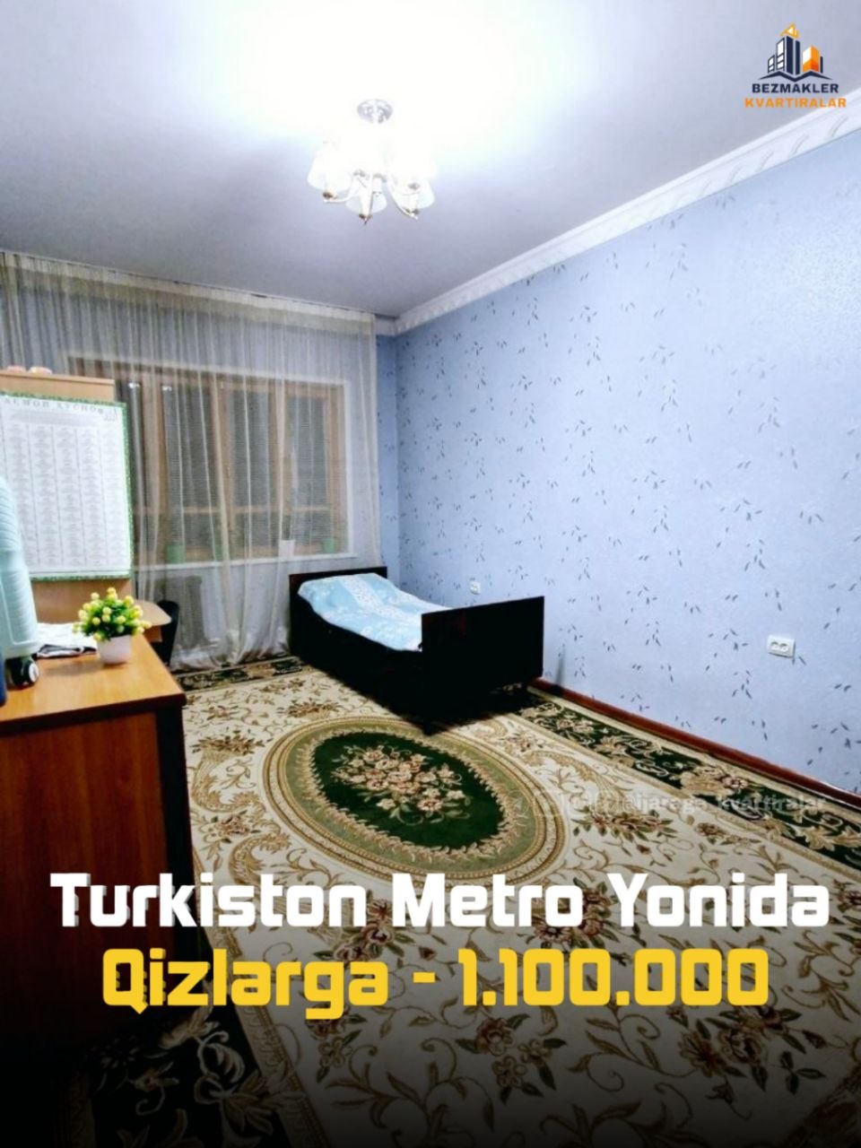 3 xonali kvartira yunusobod 14-kvartalda