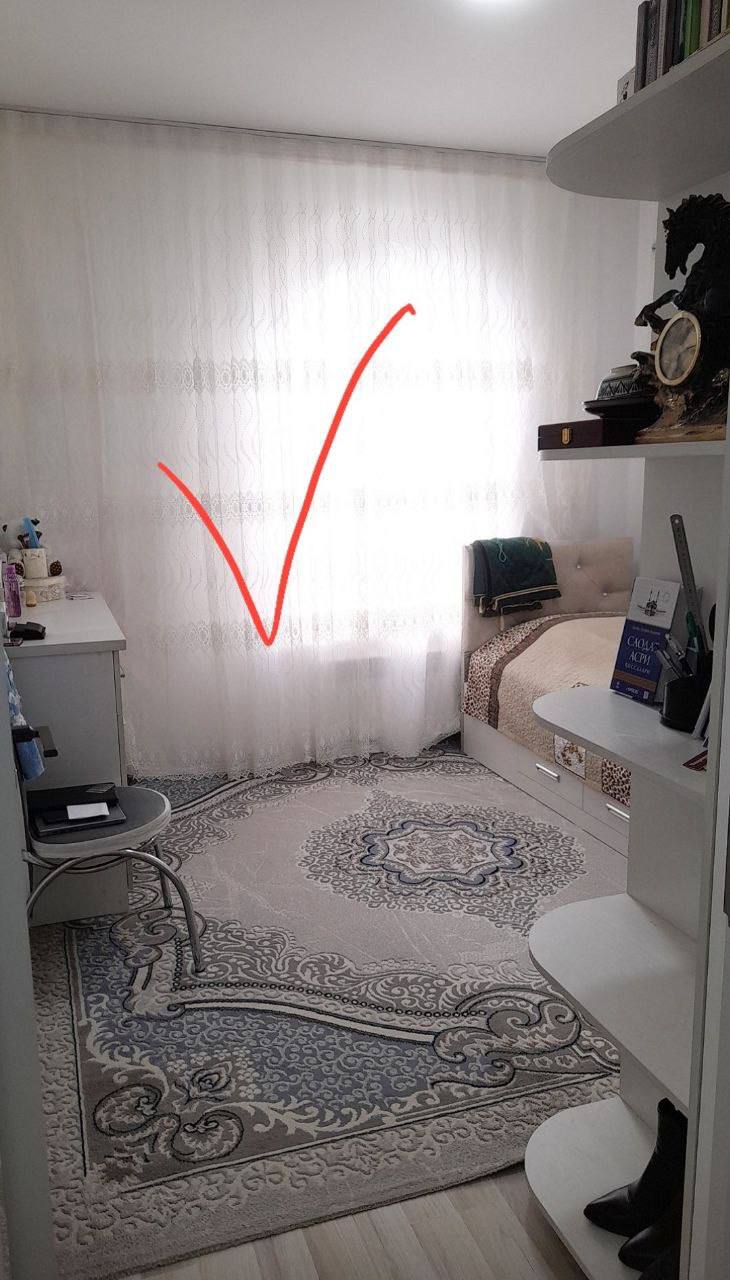 3 xonali kvartira yashnobodda